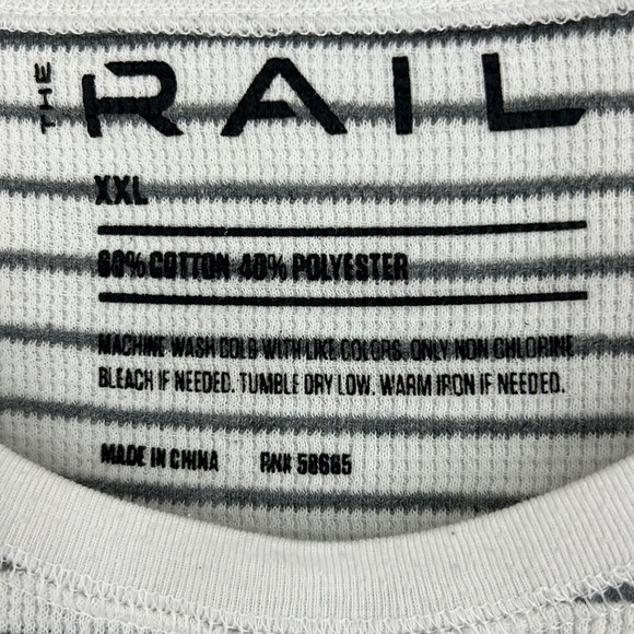 Rails crewneck, long sleeve, striped pull over top - Picture 3 of 8